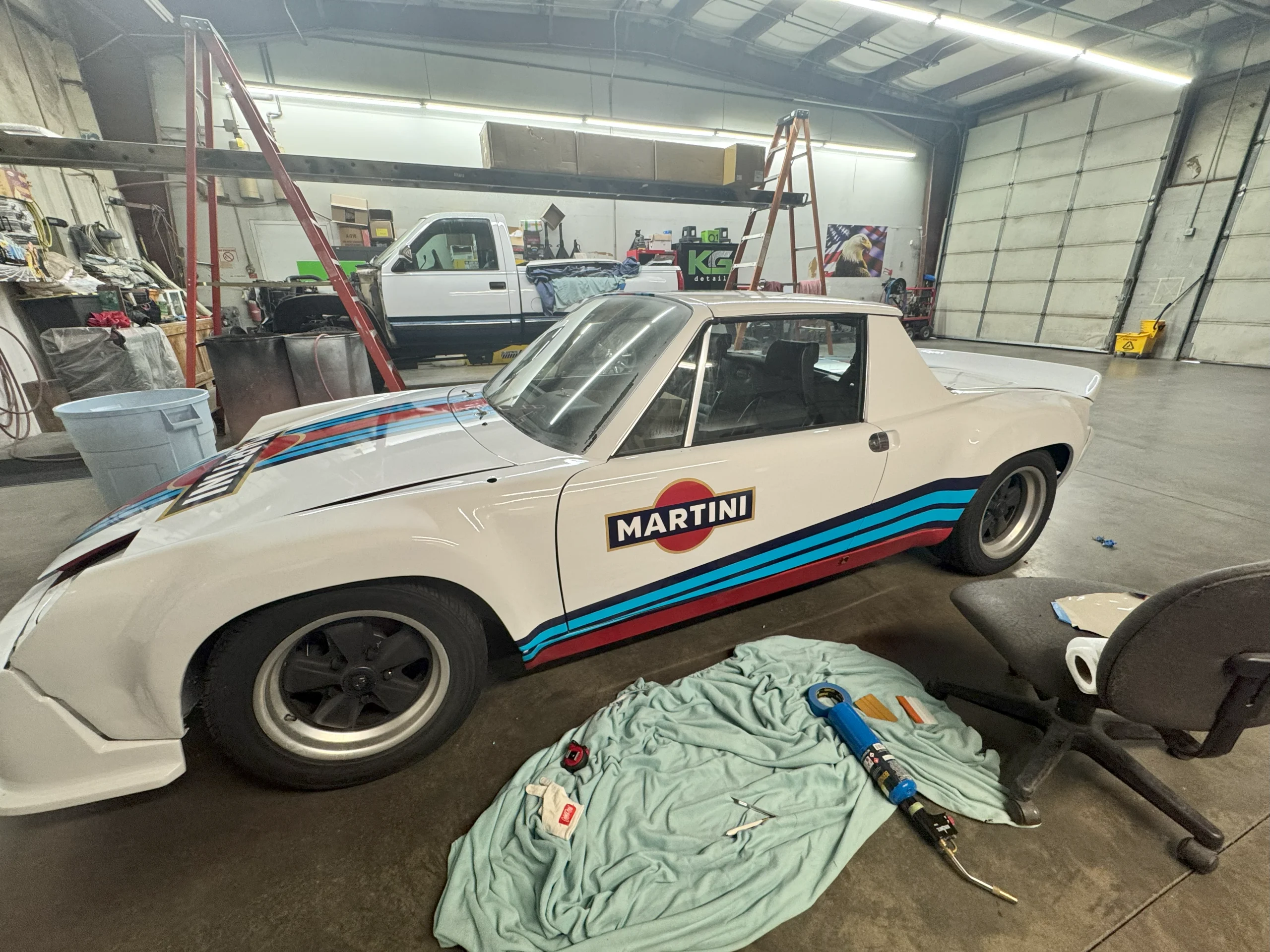 In the Kustom Graphix shop